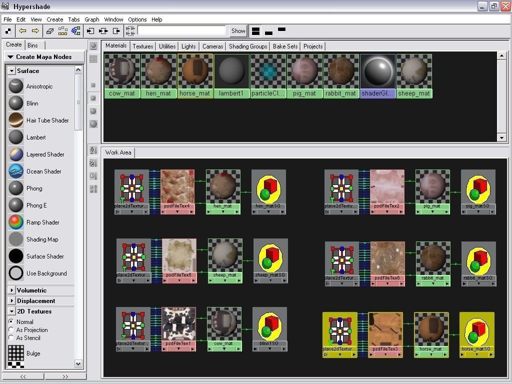 farm animals Low-poly 3D model_3