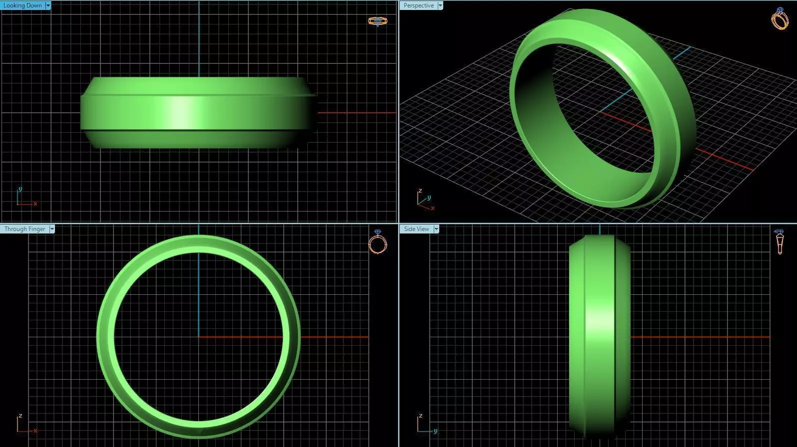 Wedding Band 3 3D print model_0