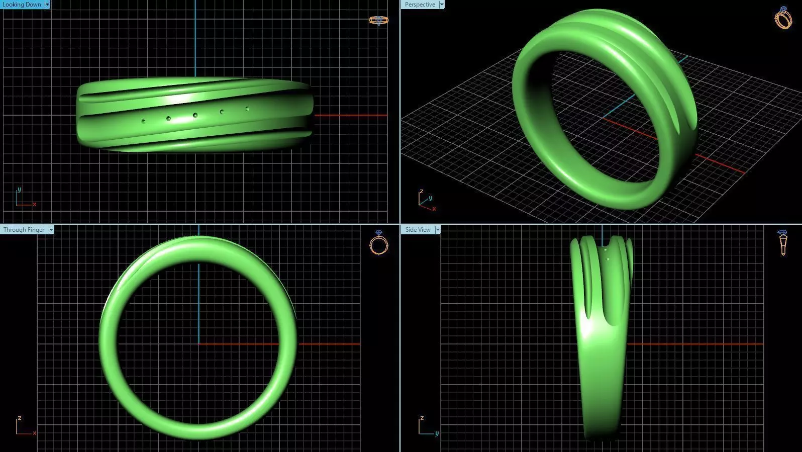 Wedding Ring 10 3D print model_0
