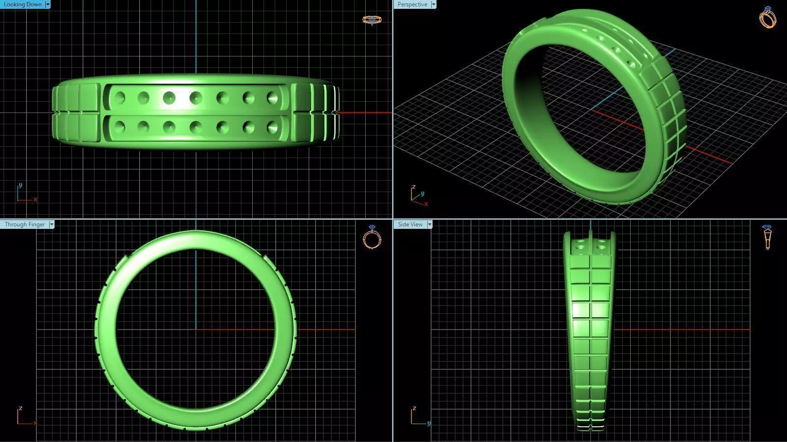 Wedding Ring 13 3D print model_0
