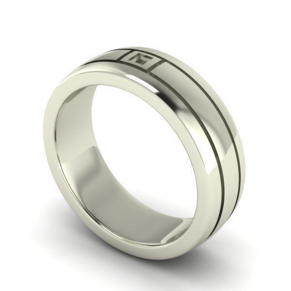 Wedding Band 4 3D print model_1