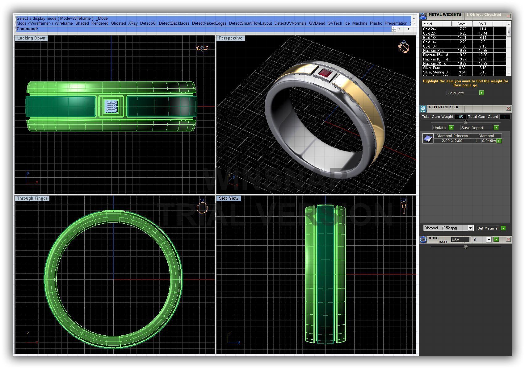 Wedding Band 4 3D print model_2