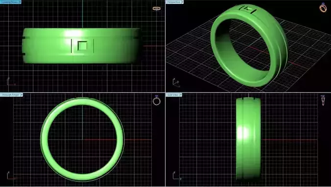 Wedding Band 4 3D print model