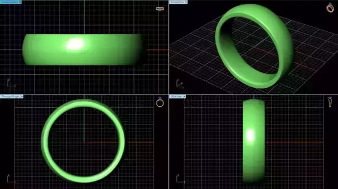 Wedding Band 5 3D print model