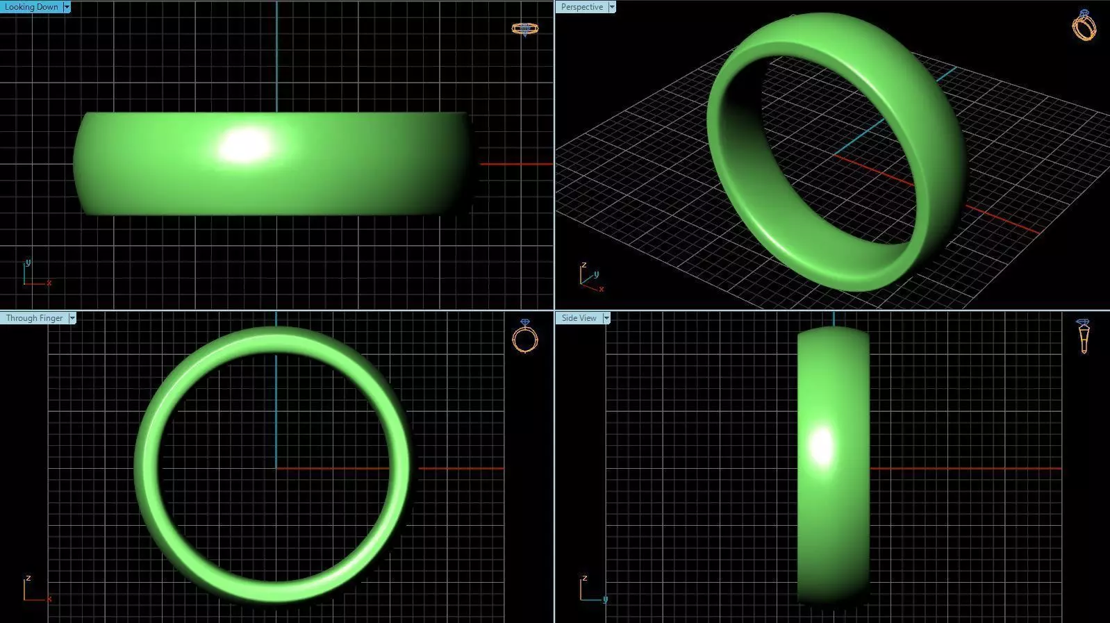 Wedding Band 5 3D print model_0