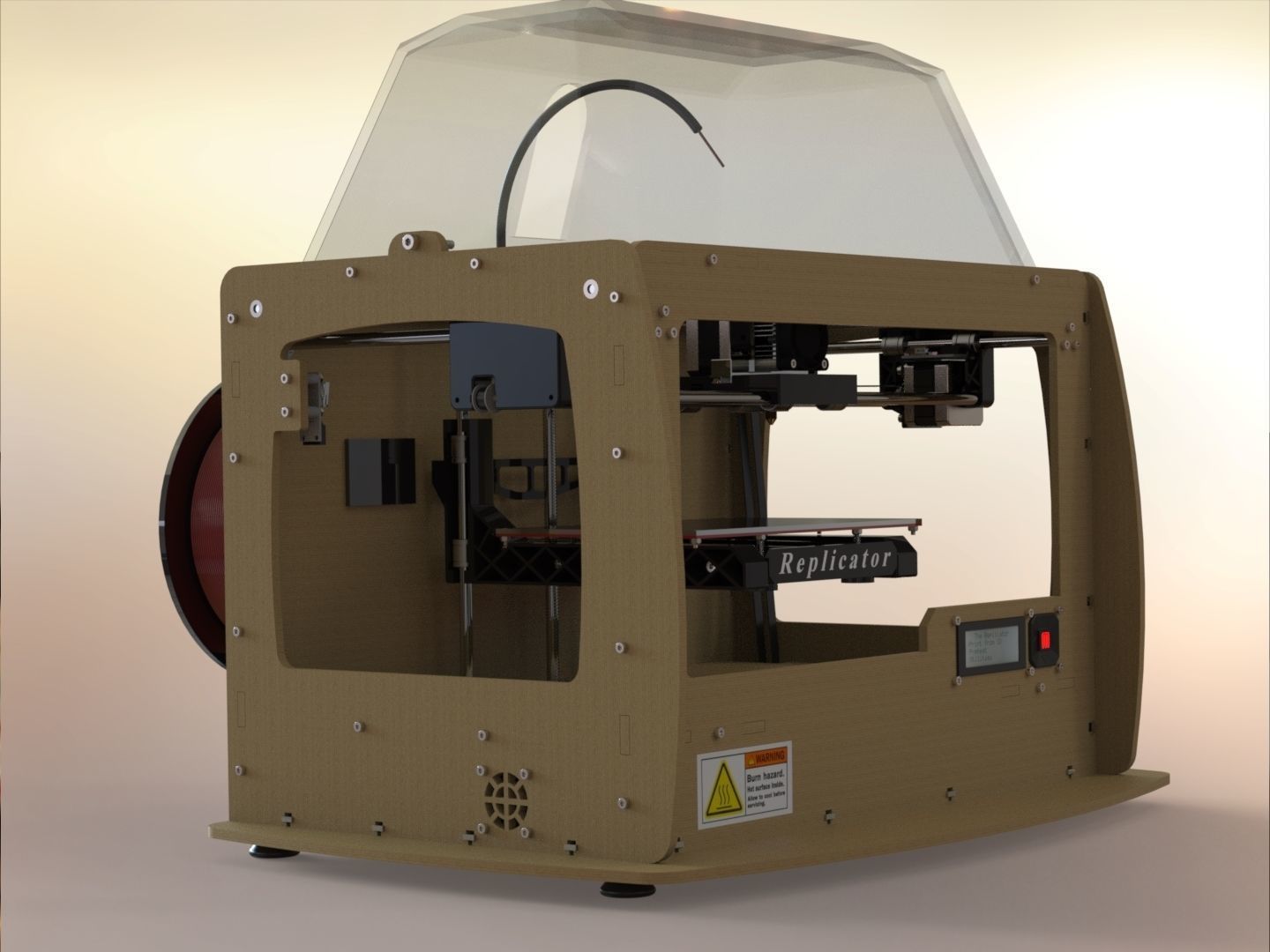 Replicator 3D printer 3D model_26