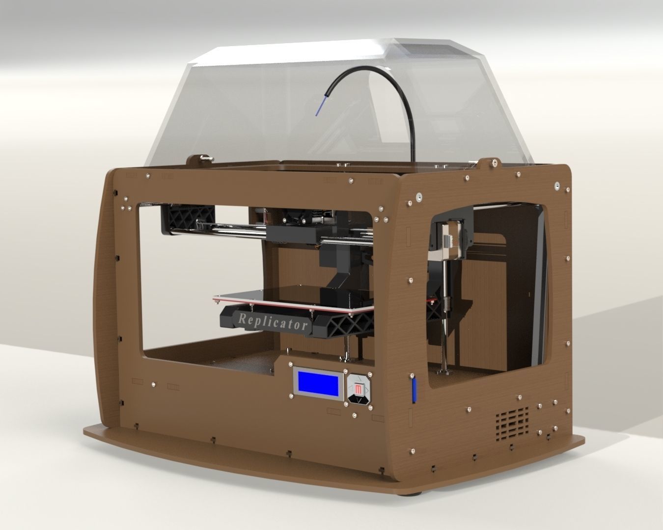 Replicator 3D printer 3D model_10