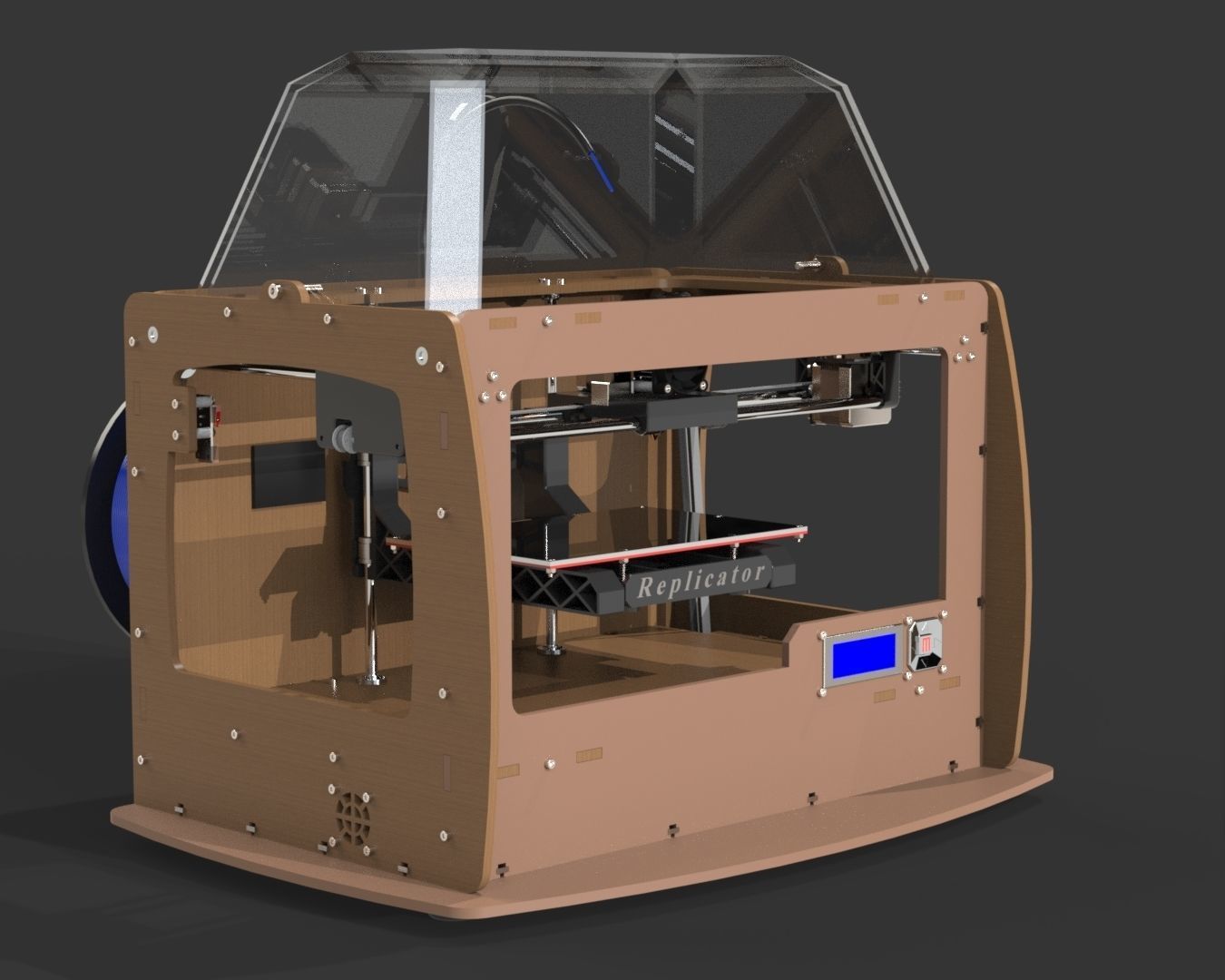 Replicator 3D printer 3D model_3