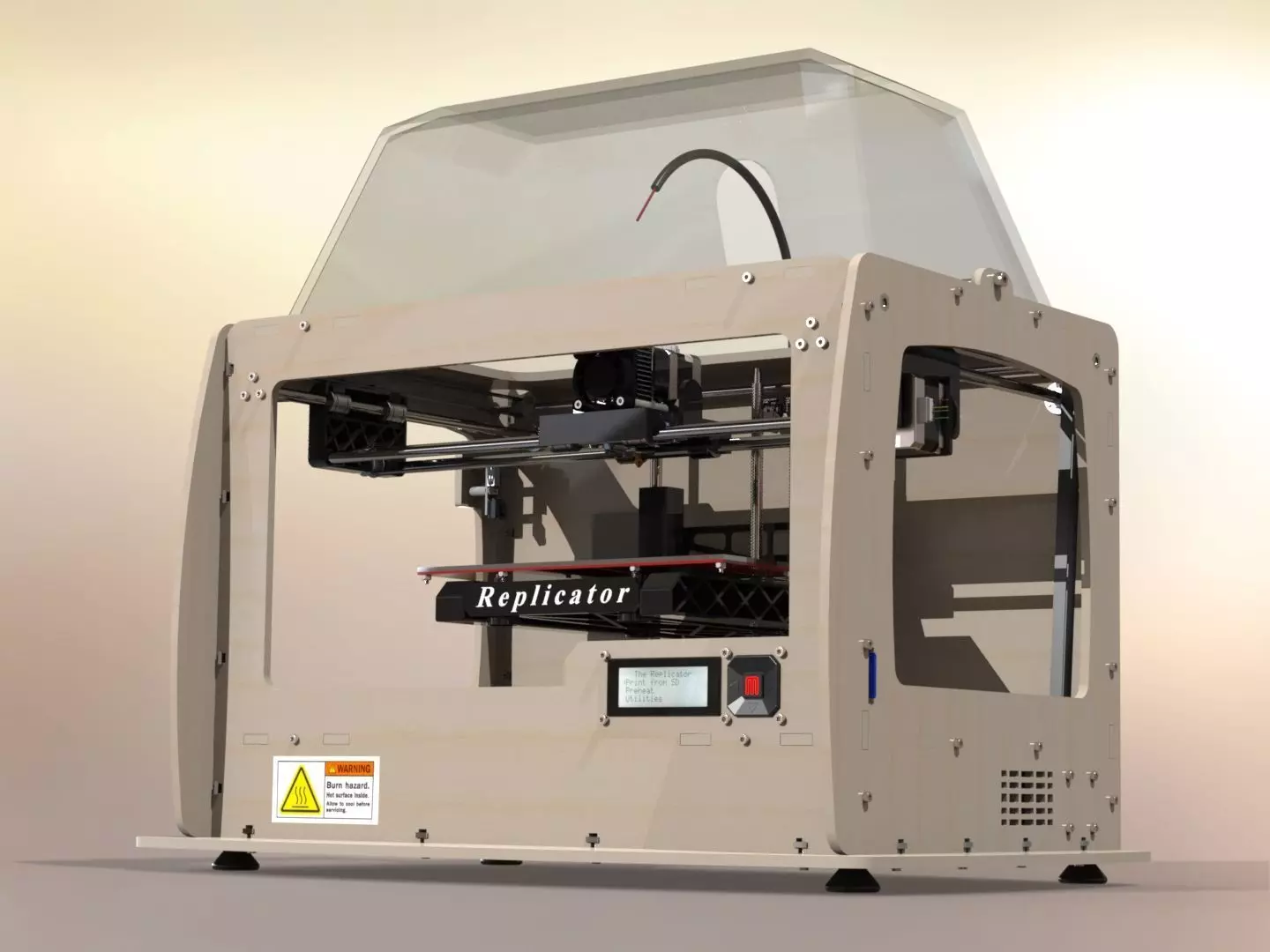 Replicator 3D printer 3D model_0