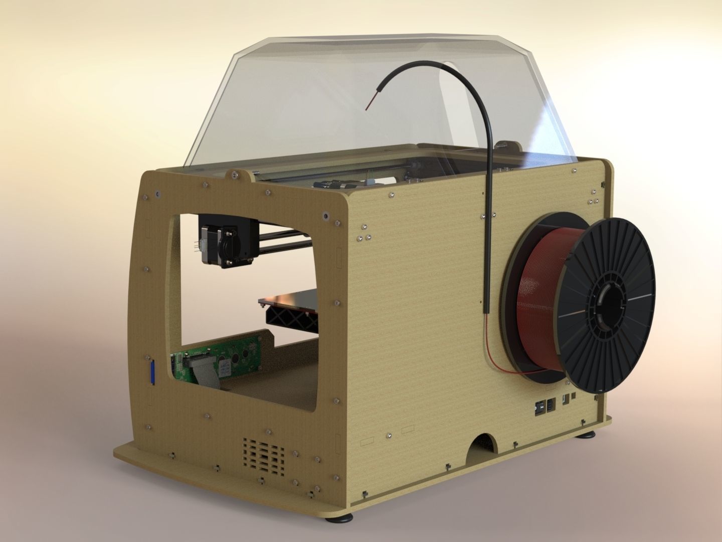 Replicator 3D printer 3D model_28