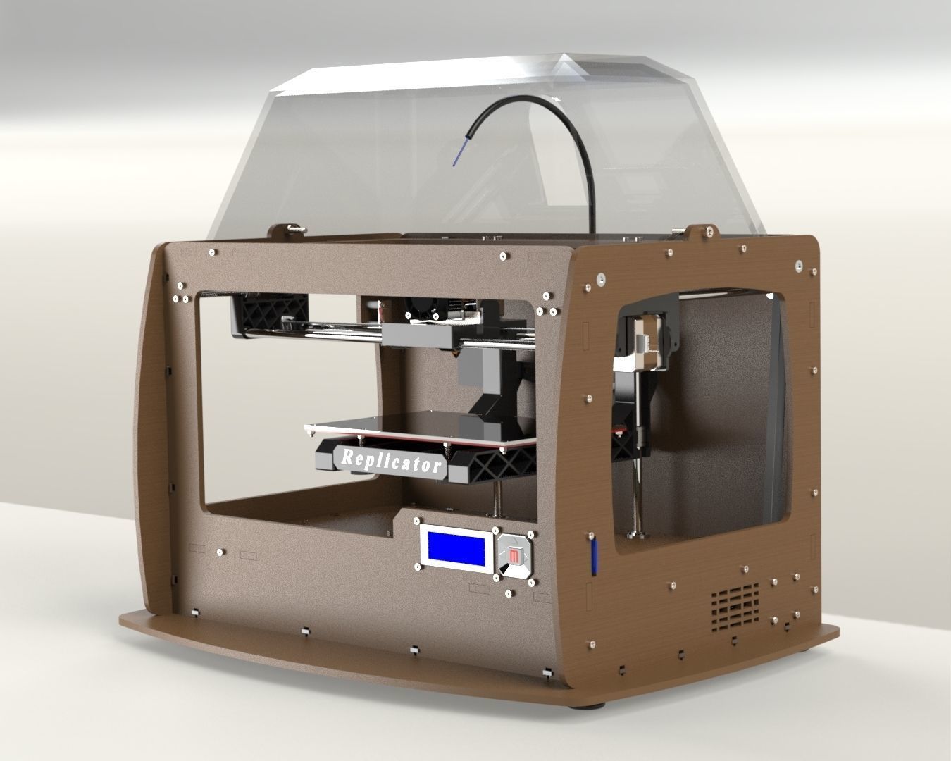 Replicator 3D printer 3D model_11