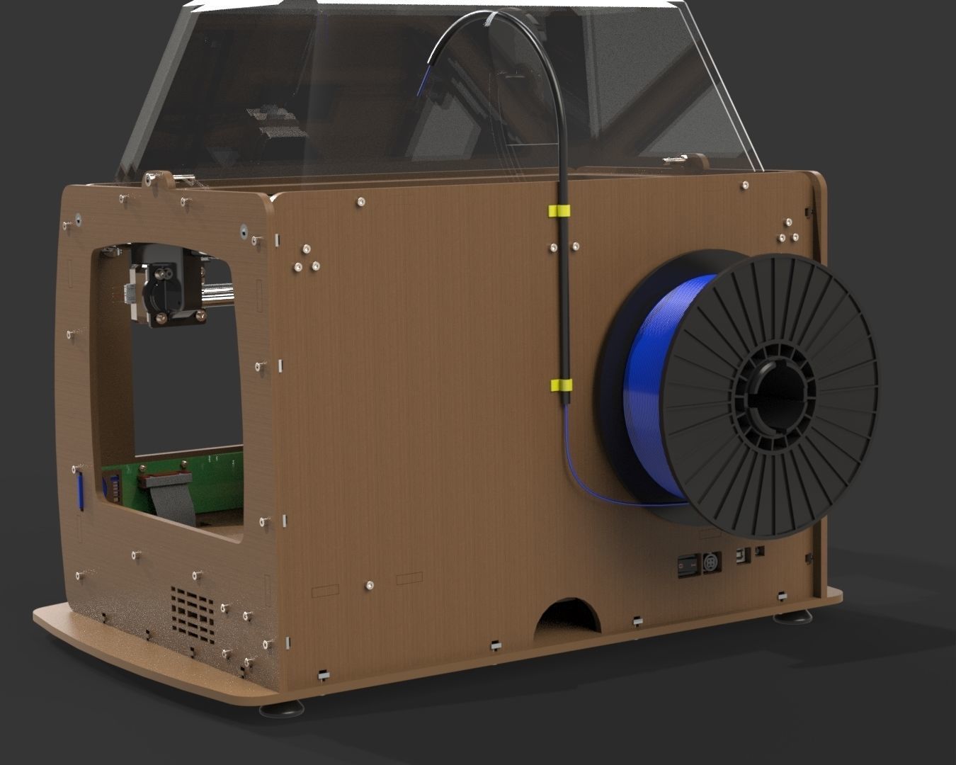 Replicator 3D printer 3D model_7