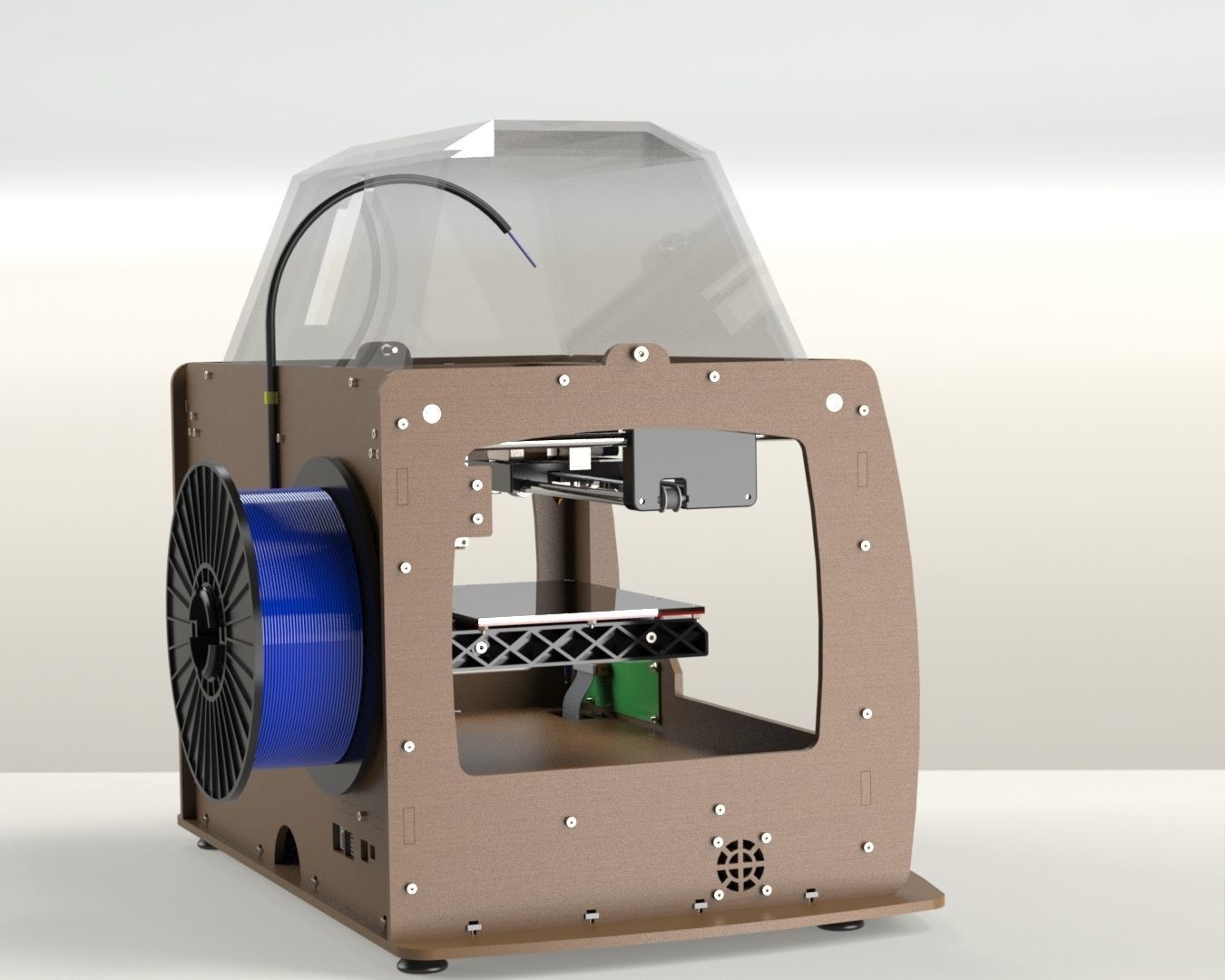 Replicator 3D printer 3D model_12
