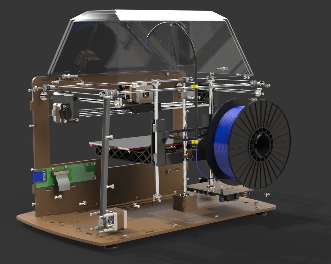 Replicator 3D printer 3D model_15