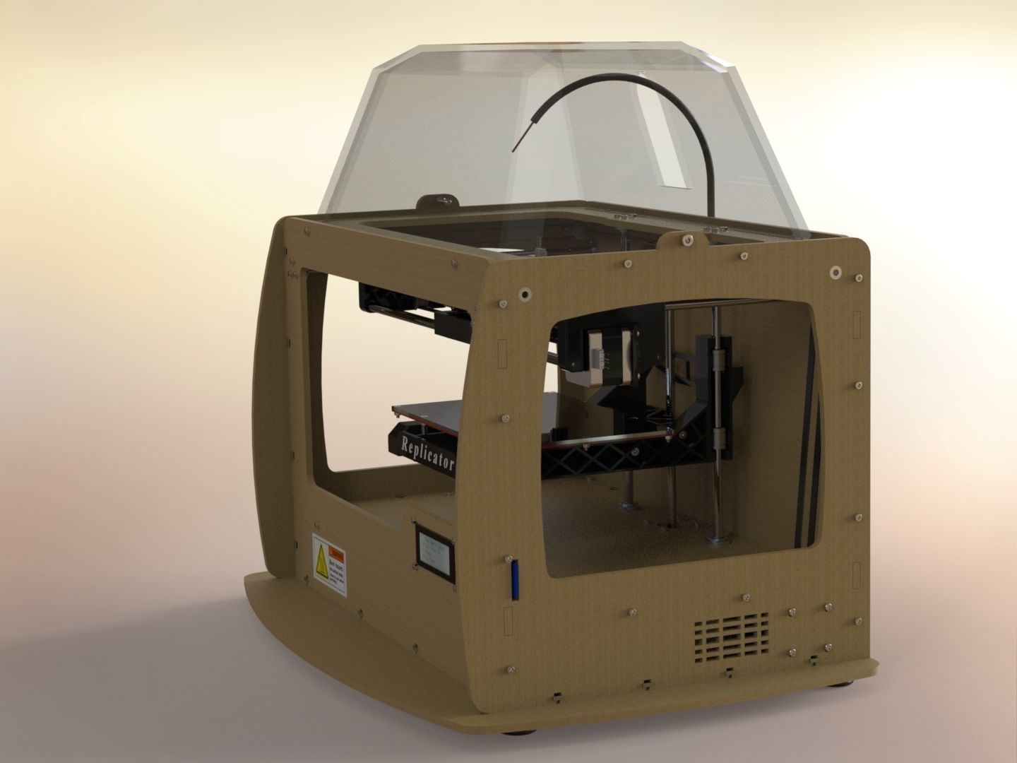 Replicator 3D printer 3D model_27
