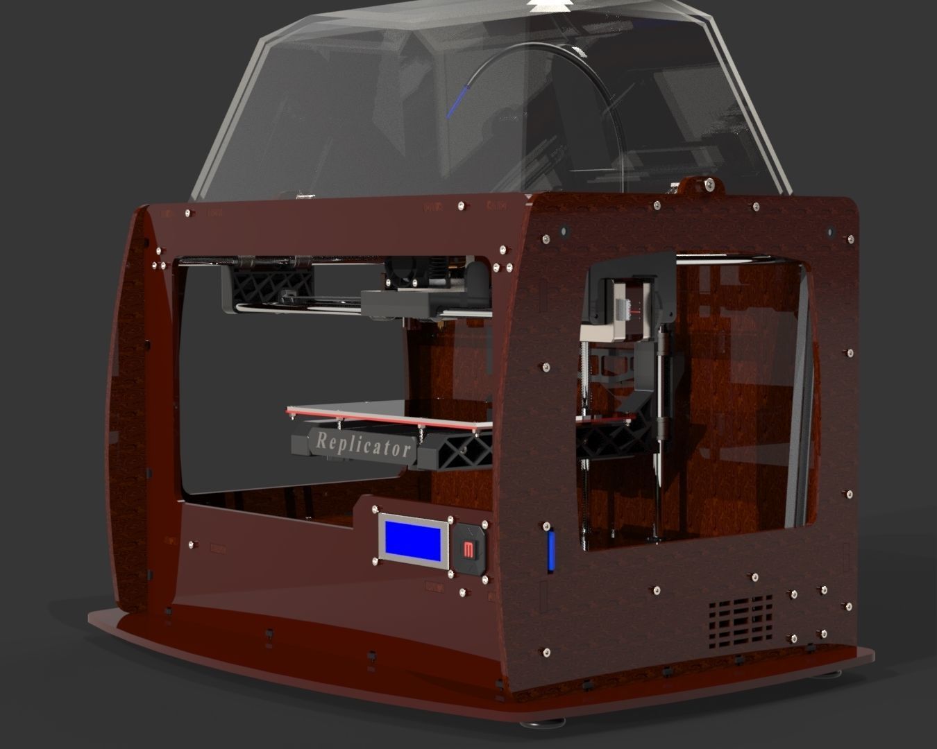 Replicator 3D printer 3D model_4