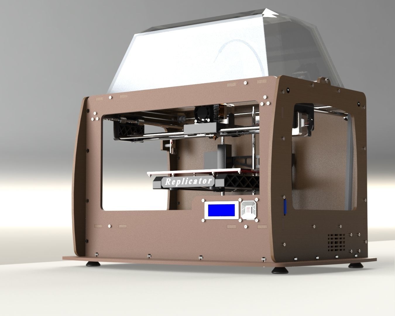 Replicator 3D printer 3D model_2