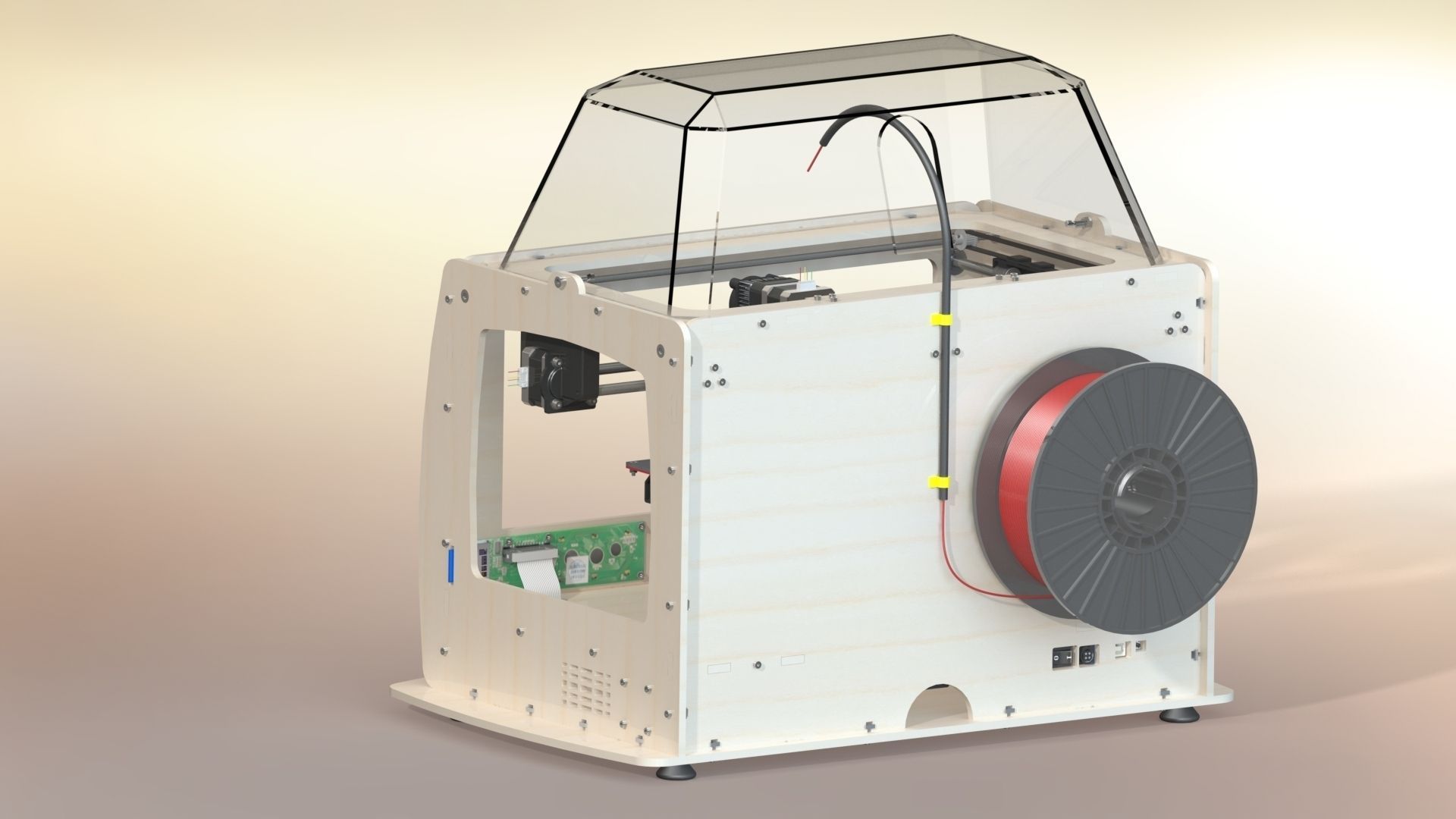 Replicator 3D printer 3D model_19