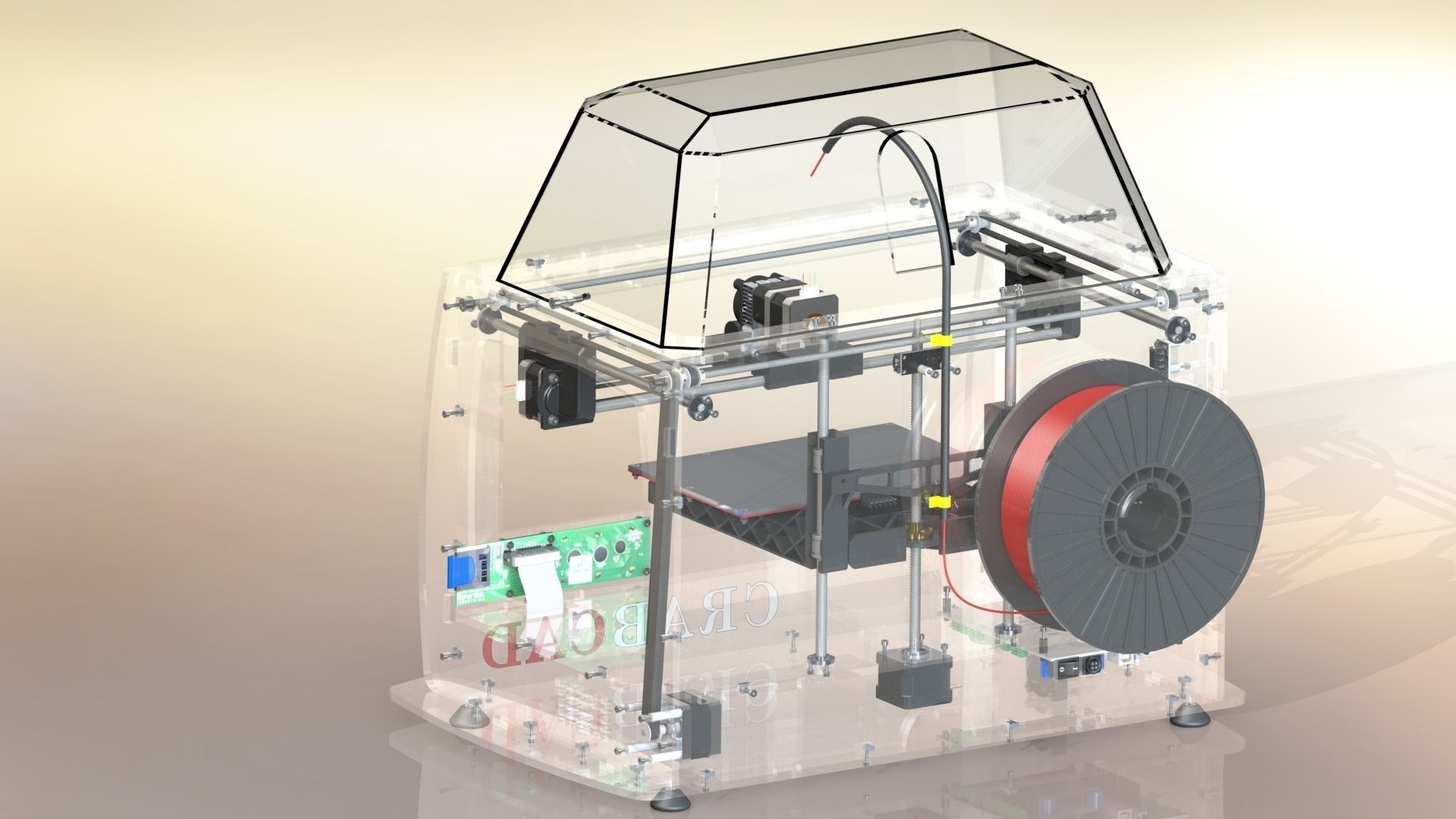 Replicator 3D printer 3D model_20