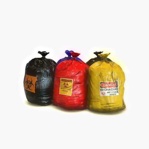 Medical Waste Bags Low-poly 3D model