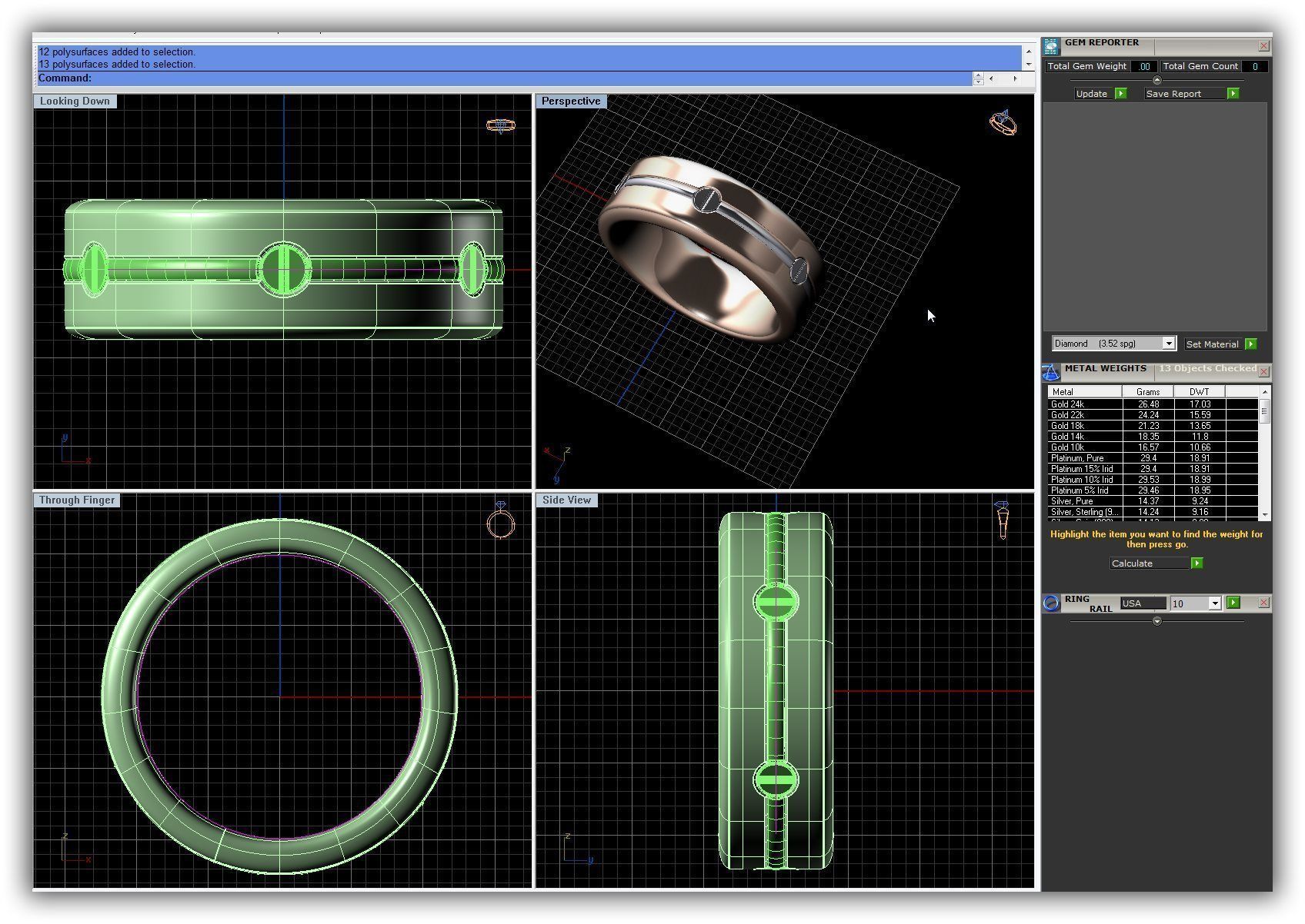 Wedding Band 10 3D print model_2
