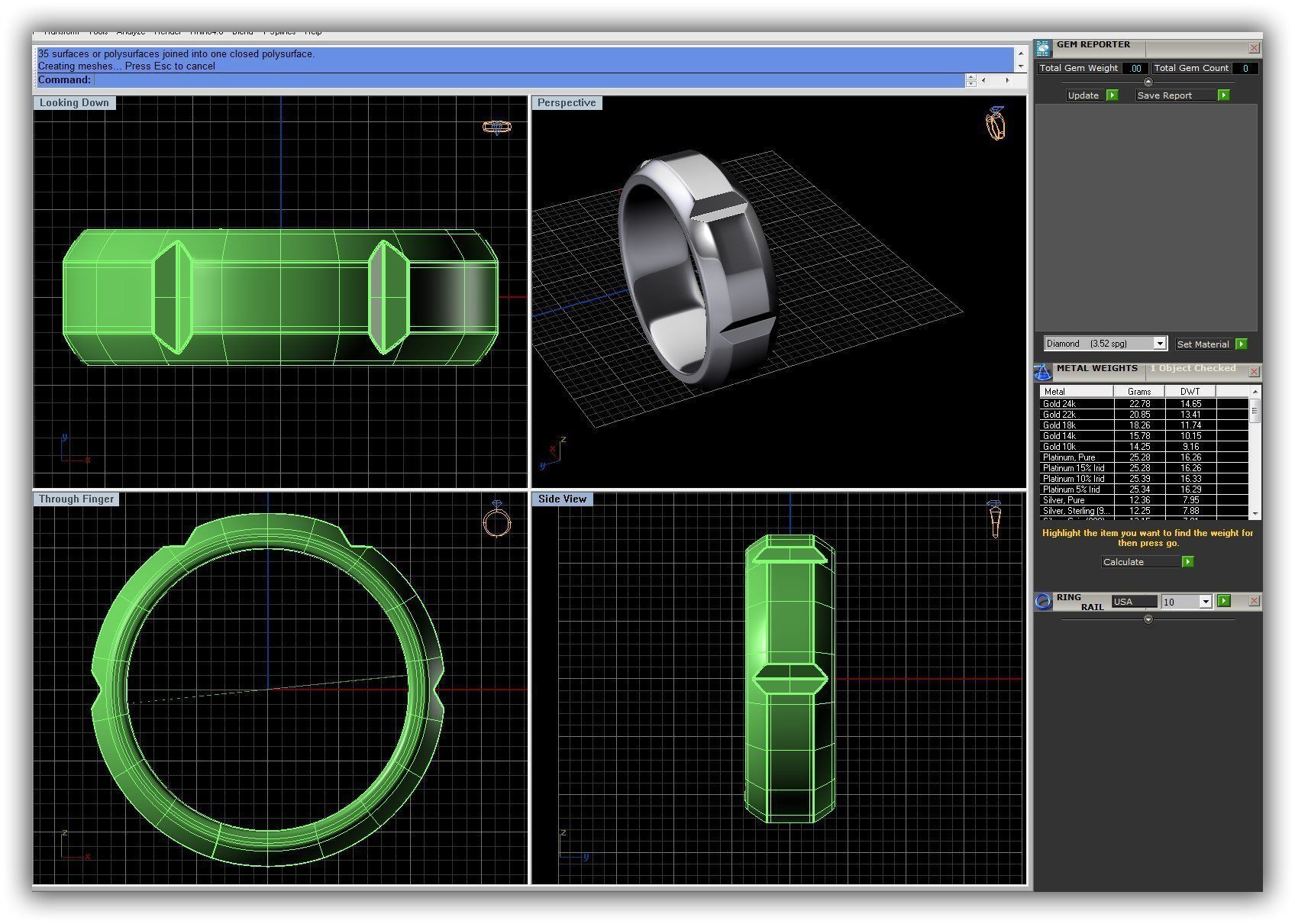 Wedding Band 11 3D print model_2