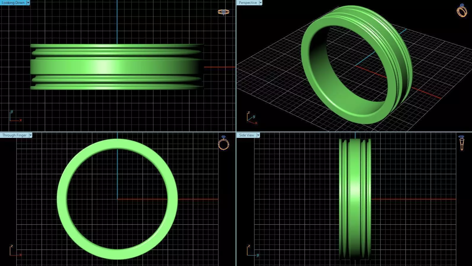 Wedding Band 12 3D print model_0