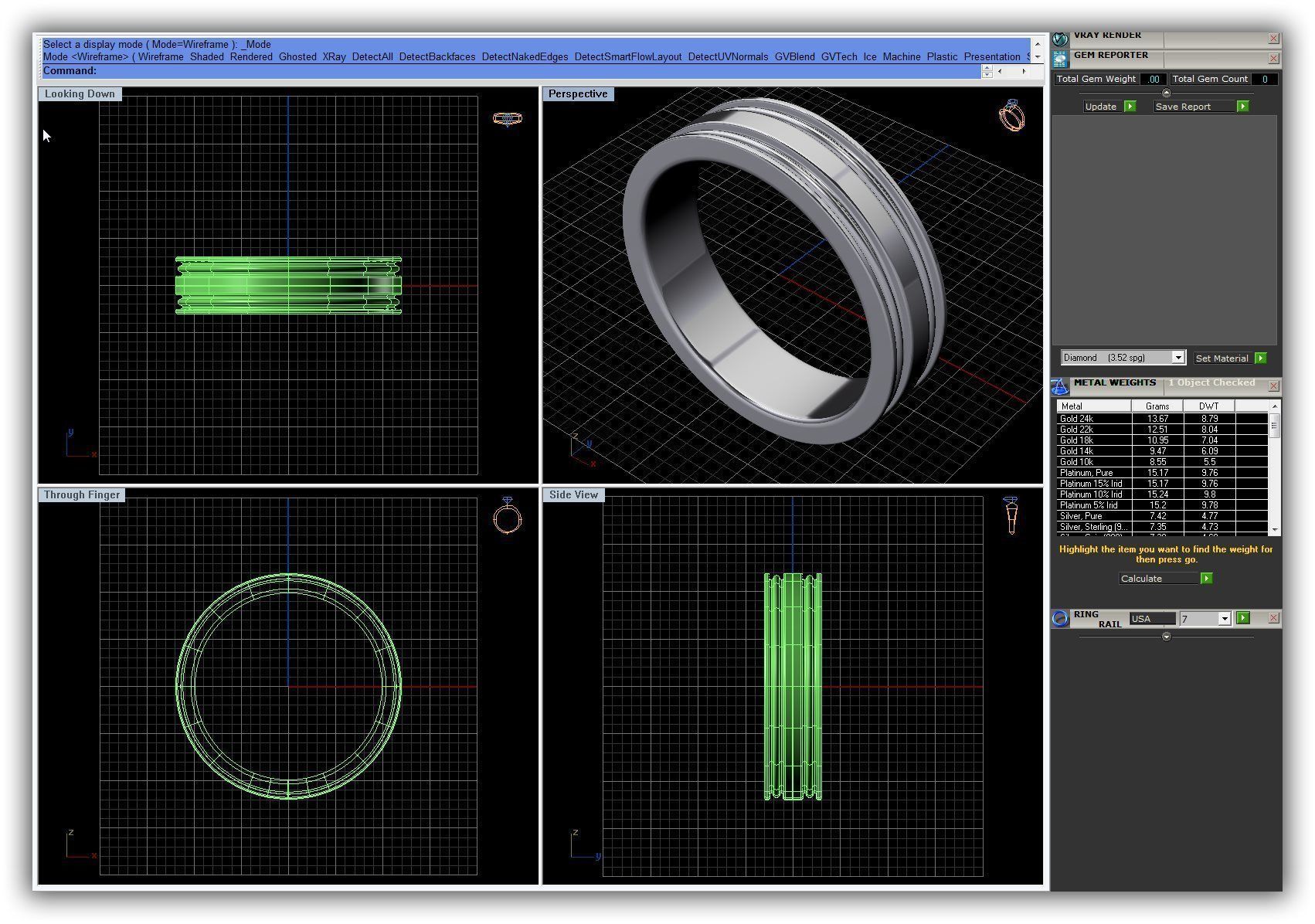 Wedding Band 12 3D print model_2