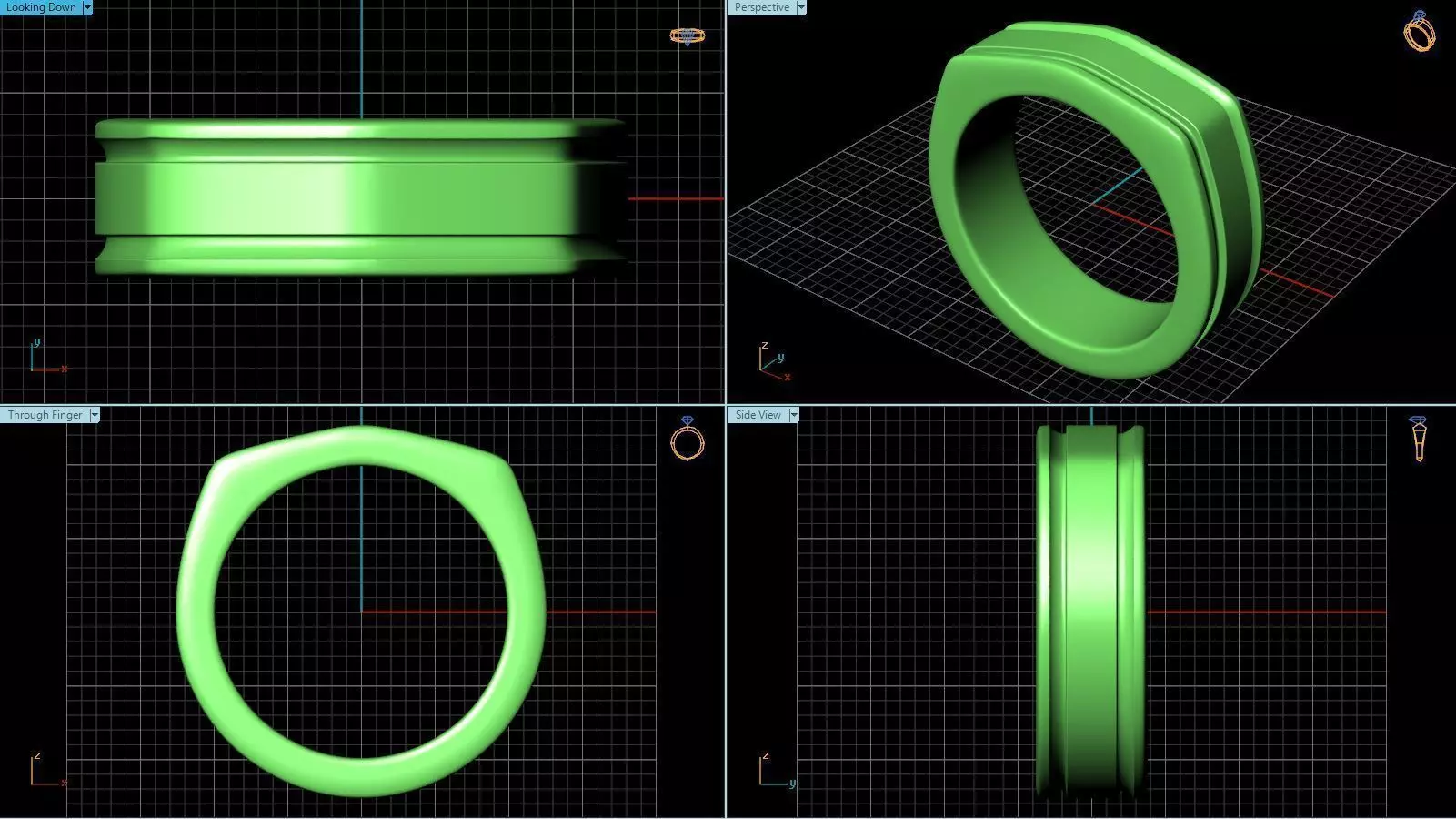 Wedding Band 13 3D print model_0
