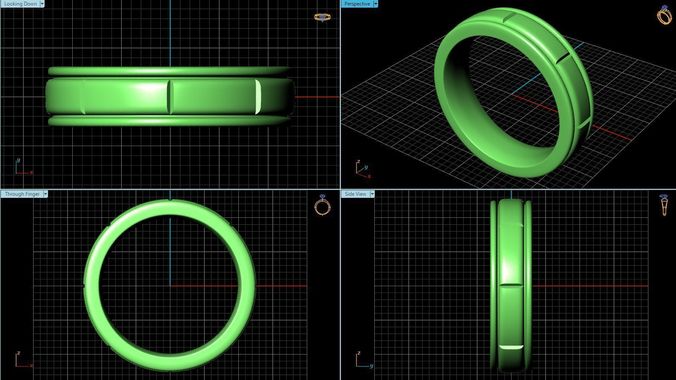Wedding Band 14 3D print model