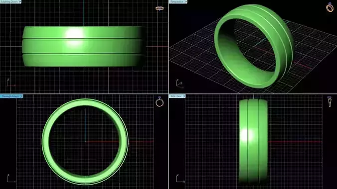 Wedding Band 15 3D print model