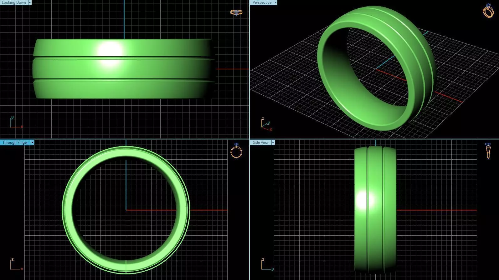 Wedding Band 15 3D print model_0