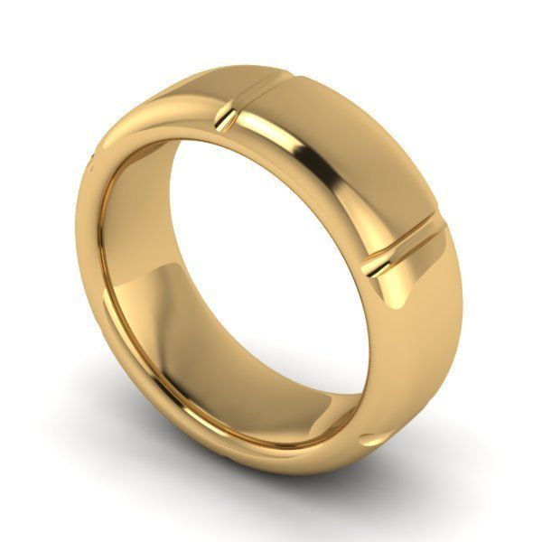 Wedding Band 16 3D print model_1