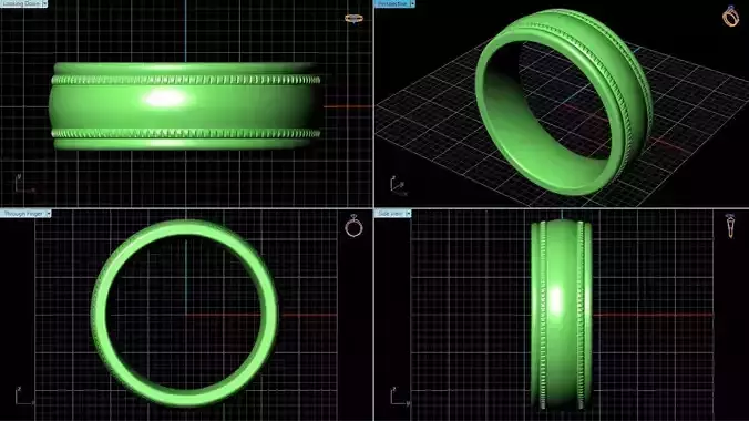 Wedding Band 17 3D print model