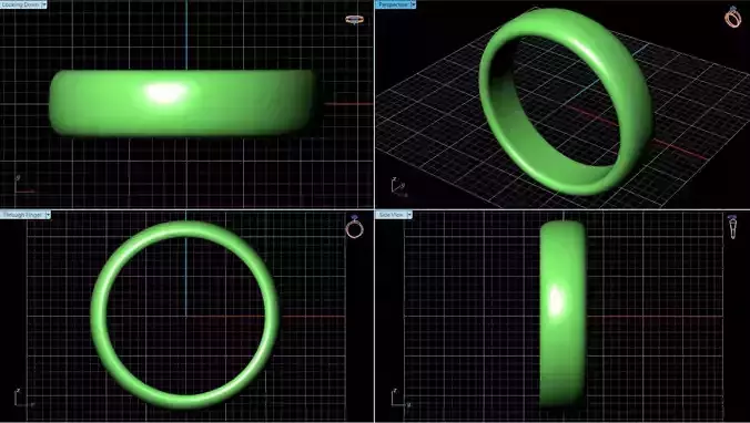 Wedding Band 18 3D print model