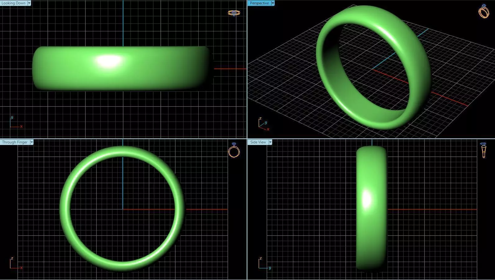 Wedding Band 18 3D print model_0
