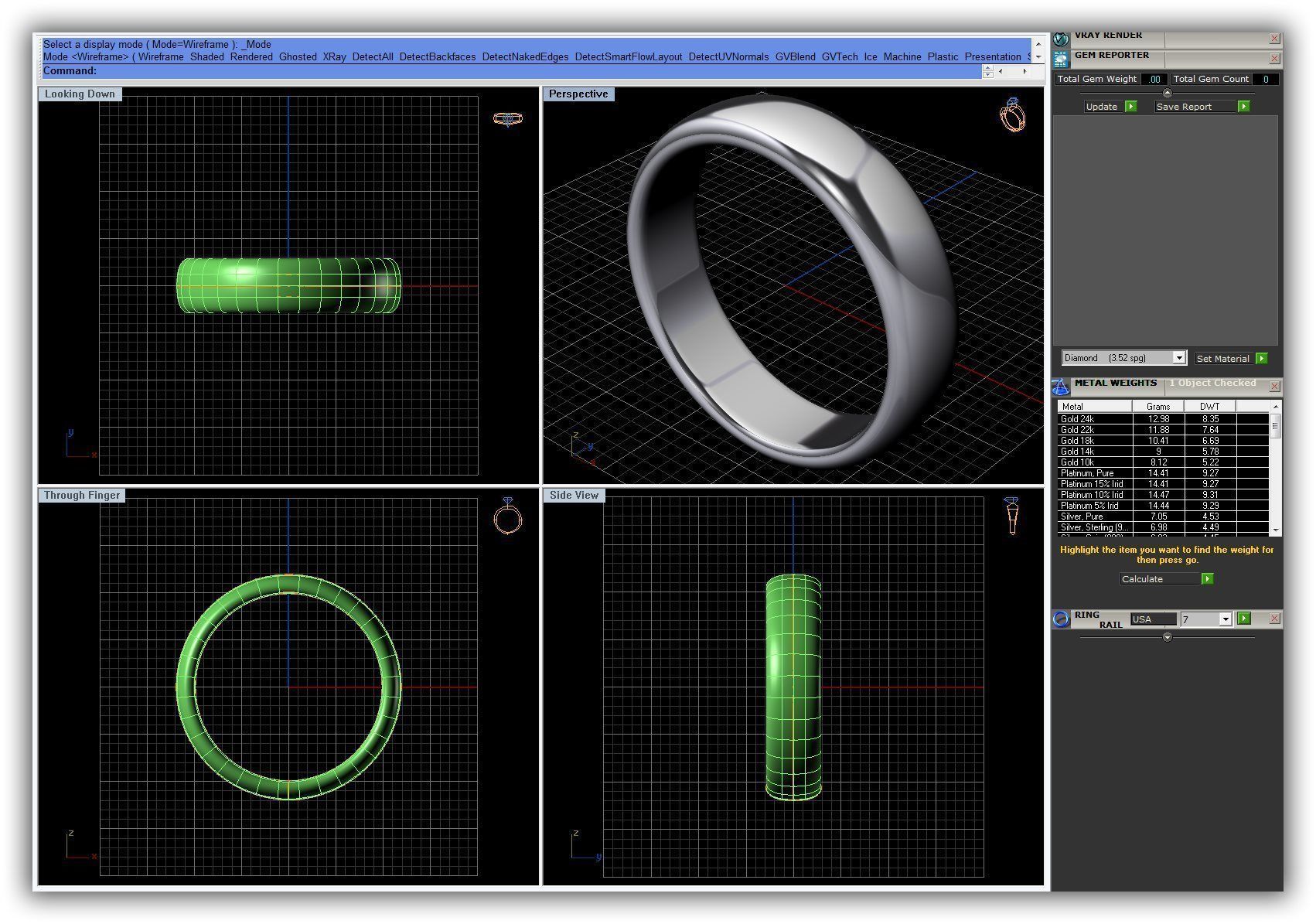 Wedding Band 18 3D print model_2
