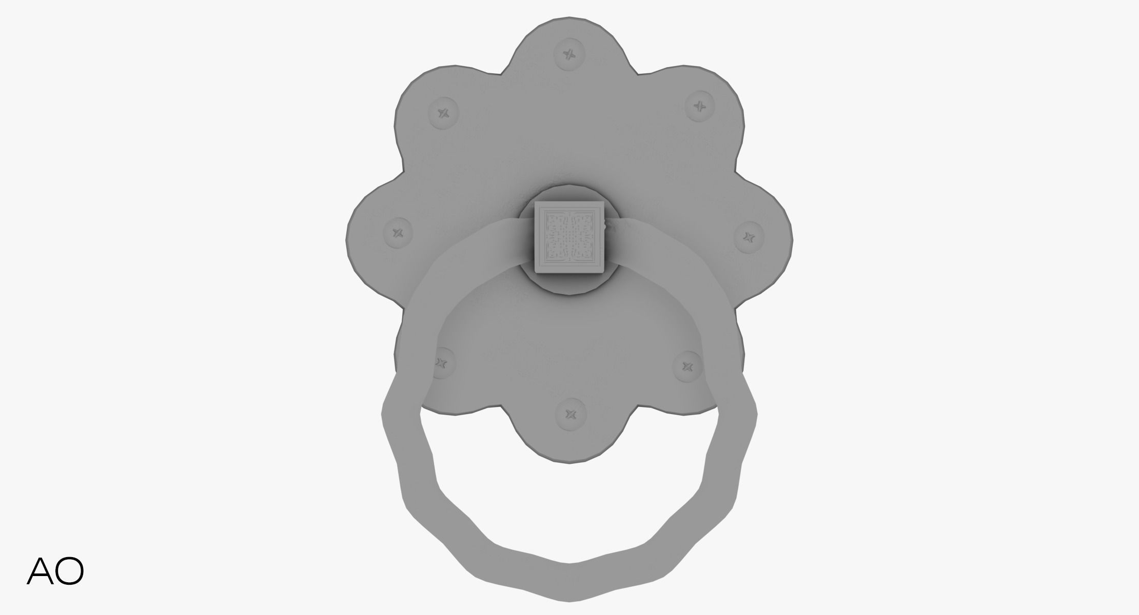 Door Handle 5 3D model_14