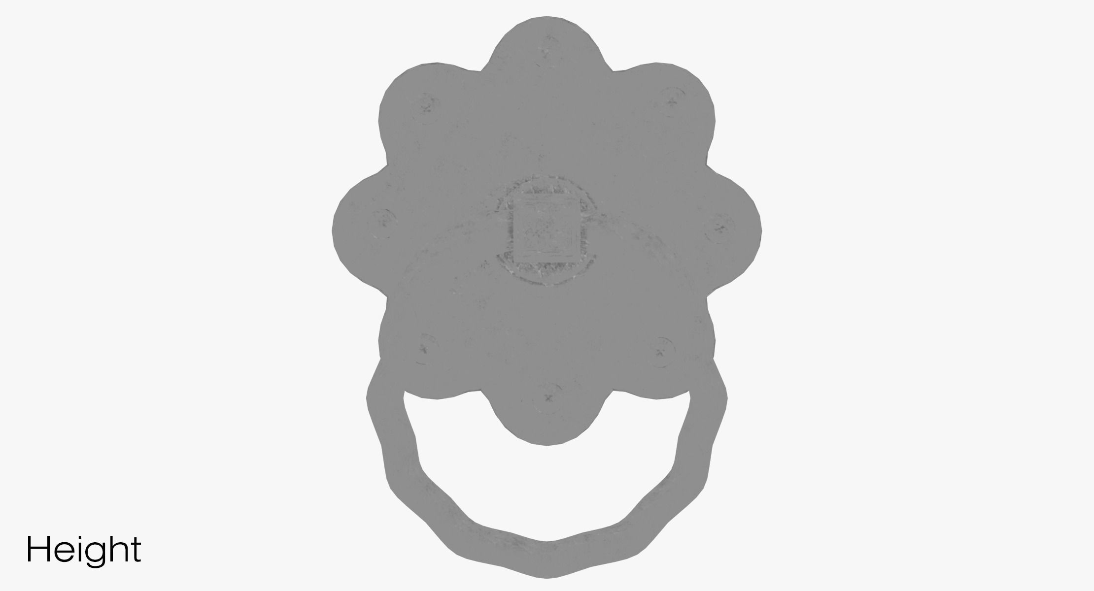 Door Handle 5 3D model_19