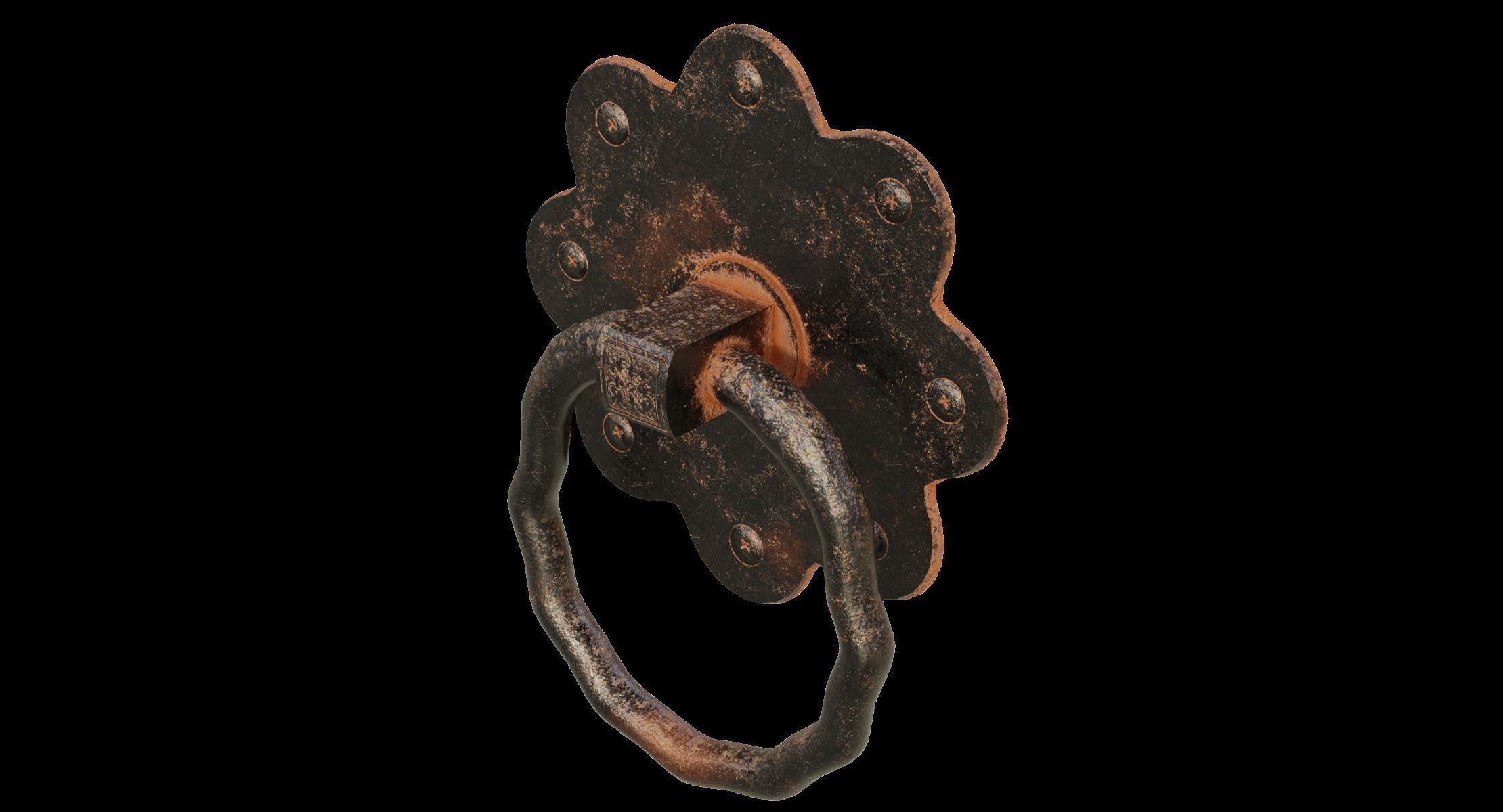 Door Handle 5 3D model_6