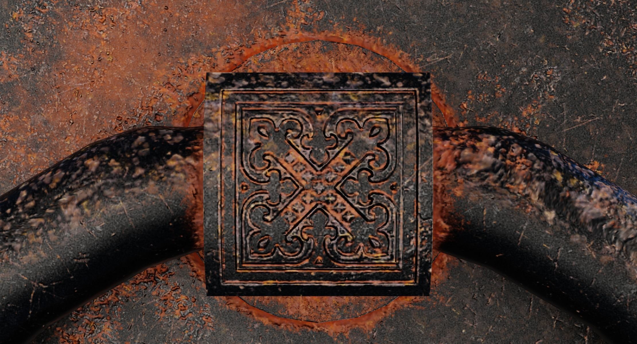 Door Handle 5 3D model_12