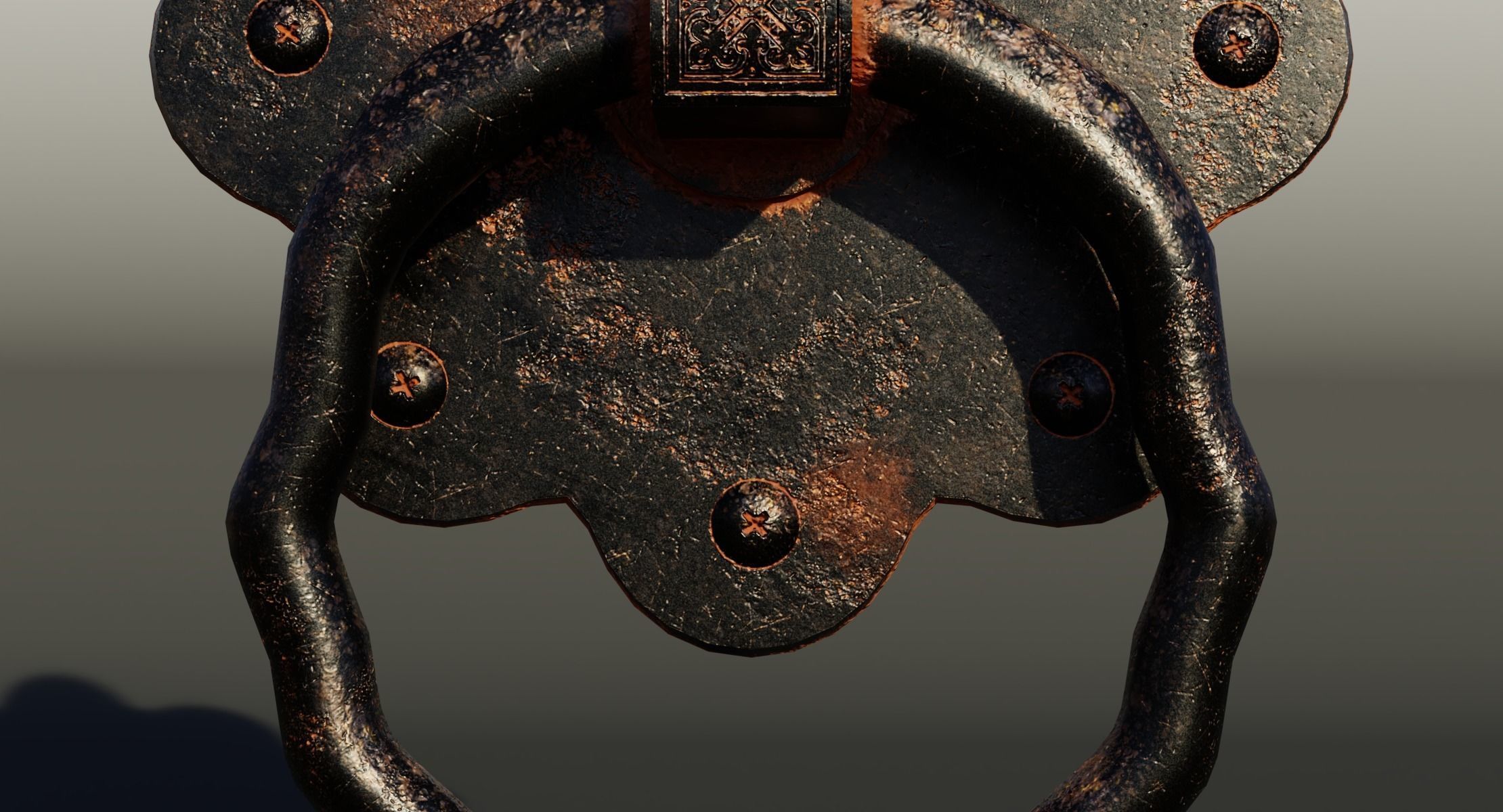 Door Handle 5 3D model_11