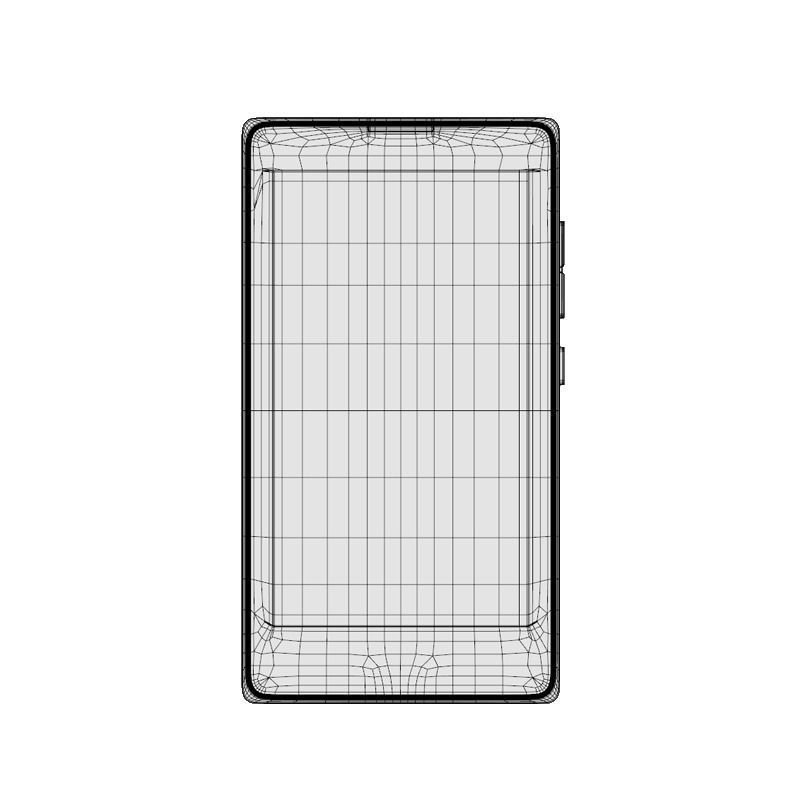 NOKIA XL GSM MOBILE PHONE DUAL SIM GREEN 3D model_11