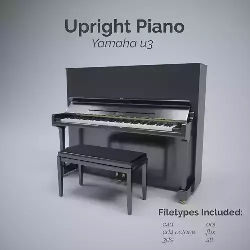 Upright Piano with Stool