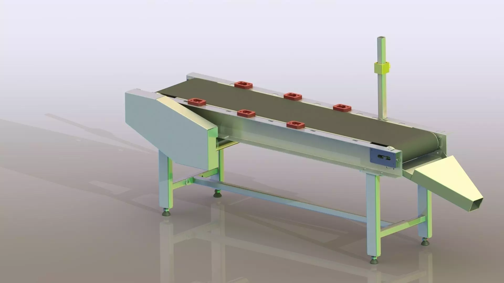 Conveyor machine 3D model