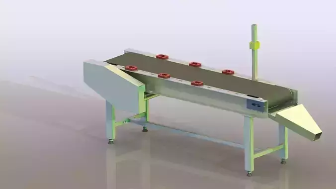 Conveyor machine 3D model