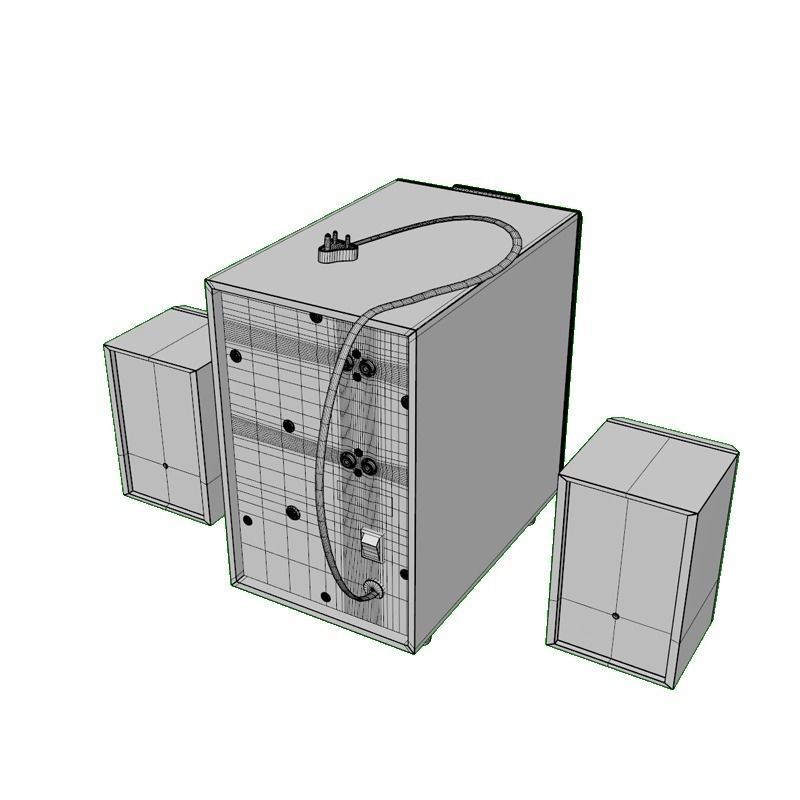 IBALL RAAGA 2 1 Q9 SPEAKERS AR 3D model_13