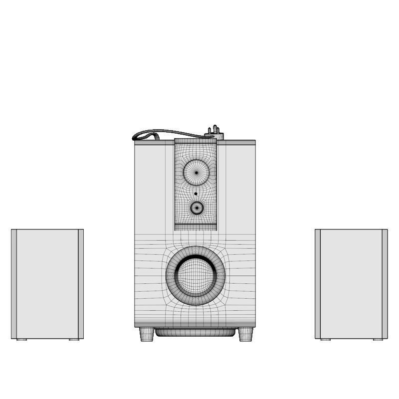 IBALL RAAGA 2 1 Q9 SPEAKERS AR 3D model_10