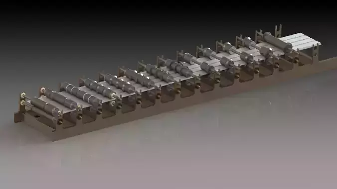 Profiling Machine TN40 Free 3D model