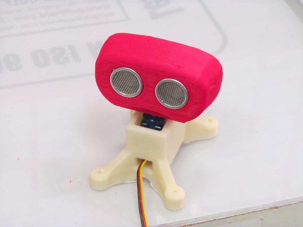 Ultrasonic Sensor Free 3D model_4